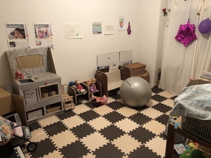 作業前の子供部屋