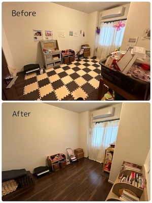 入り口から見た子供部屋