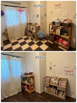 奥から見た子供部屋