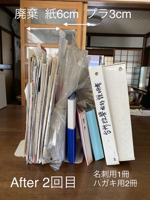 廃棄する書類とファイル