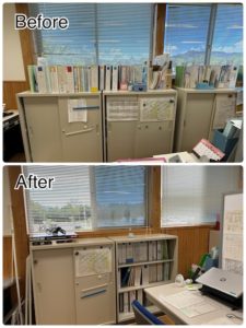書類棚ビフォアアフター