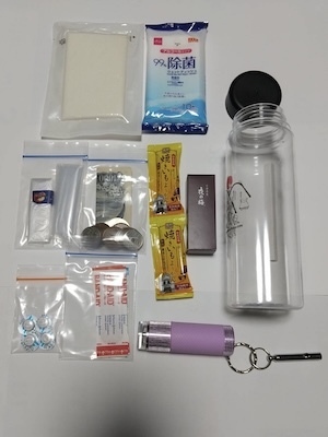 防災ボトルの中身